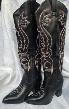 Knee High Cowgirl Boots For Women